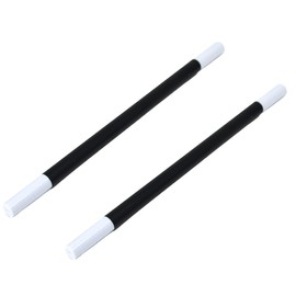 Storm&Lighthouse 2x Magic Wand Black and White Magician Wands 26.5cm Long Magic Spell Caster Party Bag Fillers Kids Toys Fancy Dress Accessories Book Day