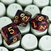 Cusdie 7Pcs/Set DND Dice Set D&D Polyhedral Dice for Dungeons