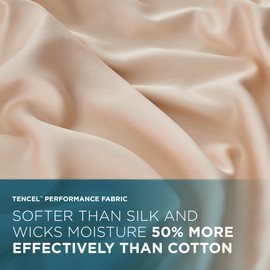 Tempur-Pedic Cool Luxury Duvet Cover, Full/Queen, Sand Dollar