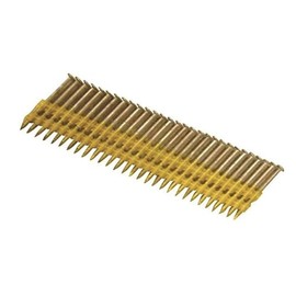 2-3/8" x .113", 21-Degree Plastic Strip Round Head Framing Nails, Ring Shank, Galvanized, 1M Plastic Tub (1,000 Count)