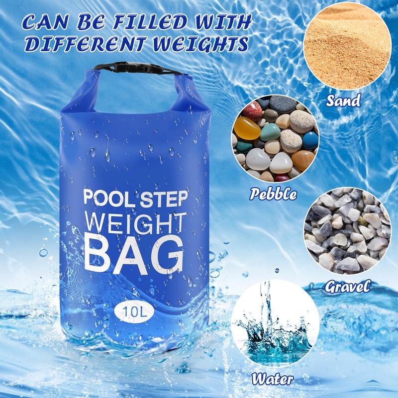 30 lb Heavy Duty Pool Ladder Weights - 4 Pack
