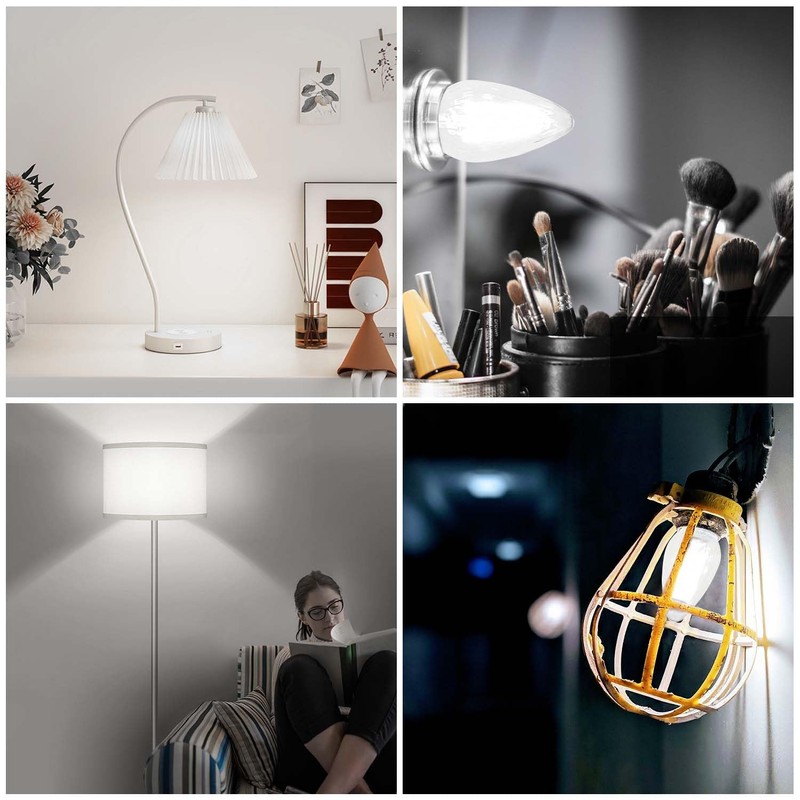 BRIMAX F15 8W LED Light Bulbs, Daylight White 5000K,75W -