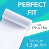 Small Clear Bathroom Trash Bags - 150, 1.2 Gallon Garbage