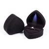 Rolin Roly Ring Box Velvet Ring Box with LED Light