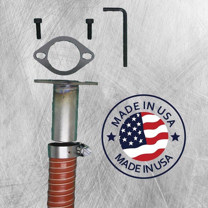 for WGen11500TFc Generator 1 Silicone tubing Exhaust Extension 4 Feet