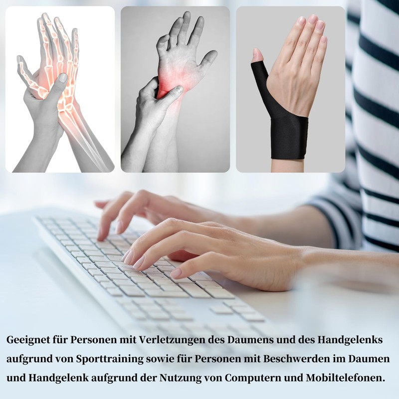 TJHDSF Thumb Brace, Wrist Bandages (Right Hand)