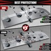 2 PCS Stainless Steel 8" Chop Tops Polished for Kenworth