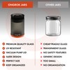 ONGROK Glass Storage Jar with Vacuum Pump Technology, Air Proof