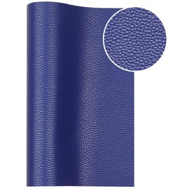 RAGAN Solid Color Faux Leather Sheets( 7.8 "X 53" ), Leather Fabric is Perfect for Leather Earrings and DIY Projects (Blue)
