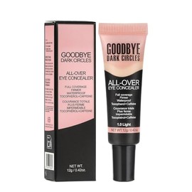 Corrector Para Ojeras, Cobertura Total E Iluminador, Resistente Al Agua Y De Larga Duración, Ligero Y Con Acabado Mate Natural Para Mujer, Tono Nude Claro 02.