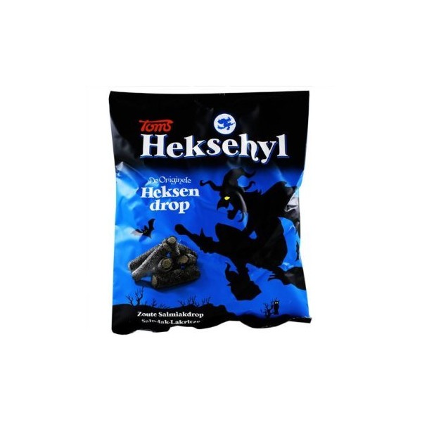 Heksehyl Drop Licorice Salty Logs 10.5 Oz (Pack of 6)