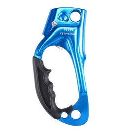 kissloves Climbing Hand Ascender Outdoor Mountaineering Tree Arborist Climbing Rappelling Equip Hand Ascender for 8-12MM Rope Left Right Hand Ascender