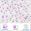 Rhinestones 1440pcs SS8 (2.3-2.5mm) Glass Flatback Crystal Transparent AB