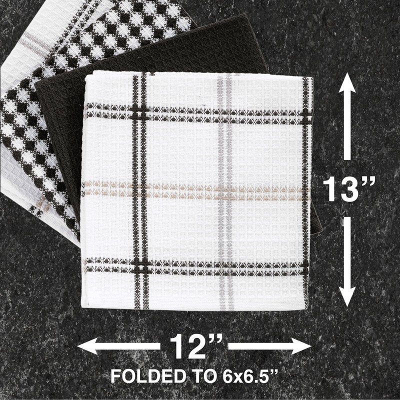 T-Fal Premium Waffle Dish Cloths: Highly Absorbent, Super Soft Long