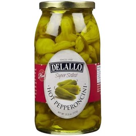Delallo Hot Pepperoncini (6x25.5Oz )