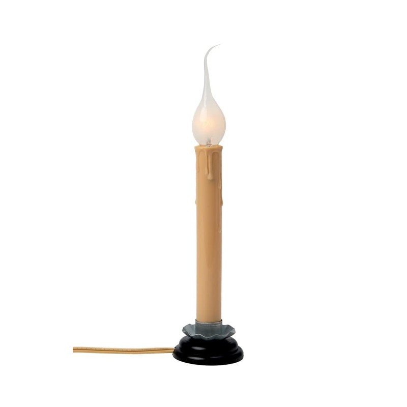 Creative Hobbies 7 Inch Electric Rustic Country Candle Lamp with