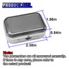 Tuxihapp Mini Portable Ashtray, Carry-on Windproof Car Ash Tray with
