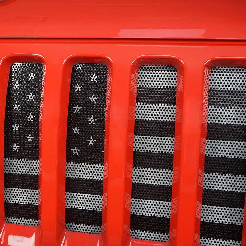 u-Box for Jeep Flag Grill Mesh Insert Front Grille Bug