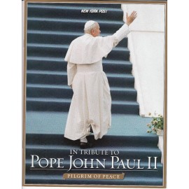 NEW YORK POST IN TRIBUTE TO POPE JOHN PAUL II PILGRIM OF PEACE MAGAZINE  MINT