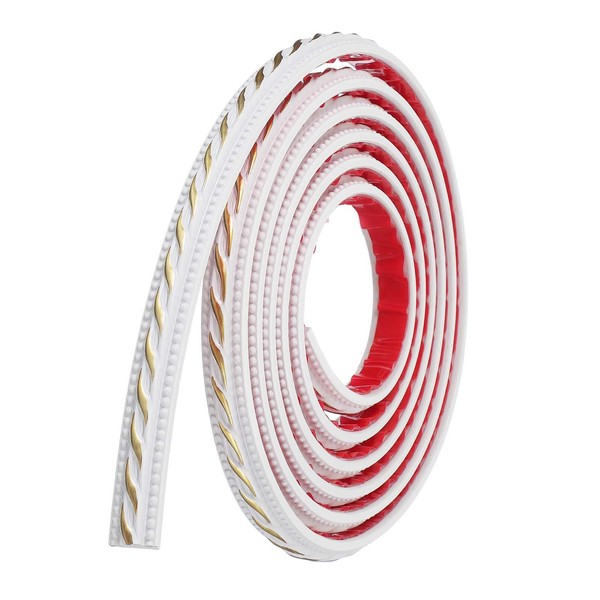 uxcell 9.8Ft x 0.79" Peel and Stick Molding Trim for