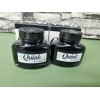 Lot Of 2 VTG Quink Parker Solv-X Black Ink Glass