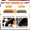 3-Tier Racing Car Theme Cardboard Cupcake Stand, Reusable Round Cupcake