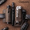 Gentlestache Multitool Sheath for Belt, Leatherman Sheath for Men, Leather