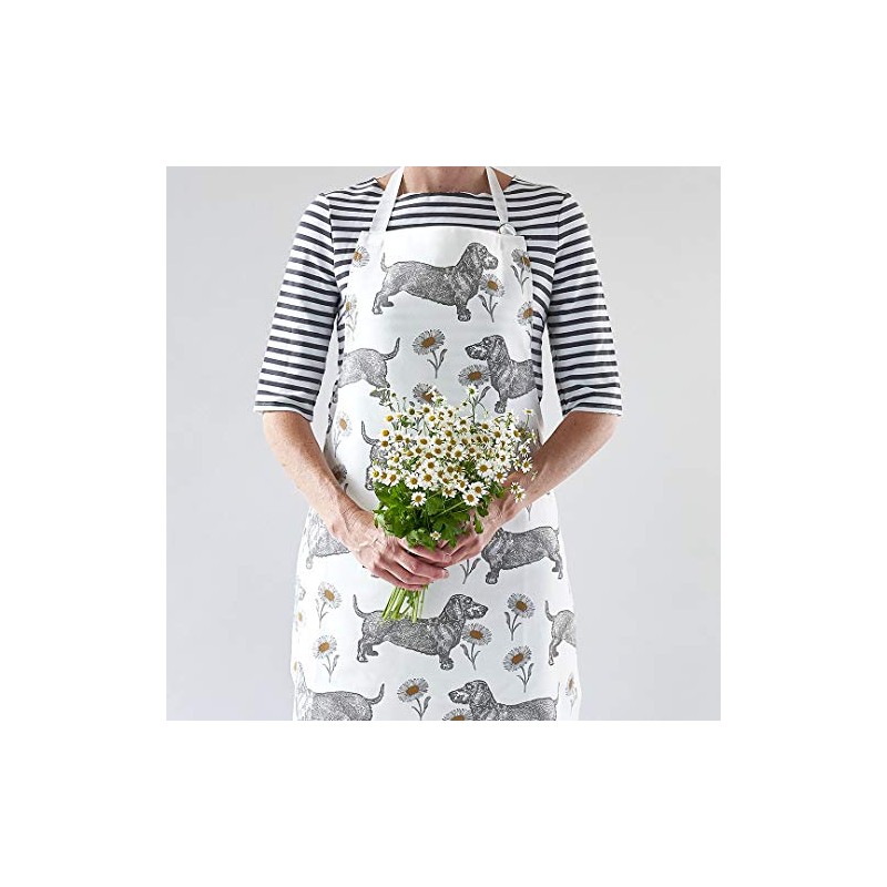 Thornback & Peel Dog & Daisy Apron, Cotton, Multicolour, 60