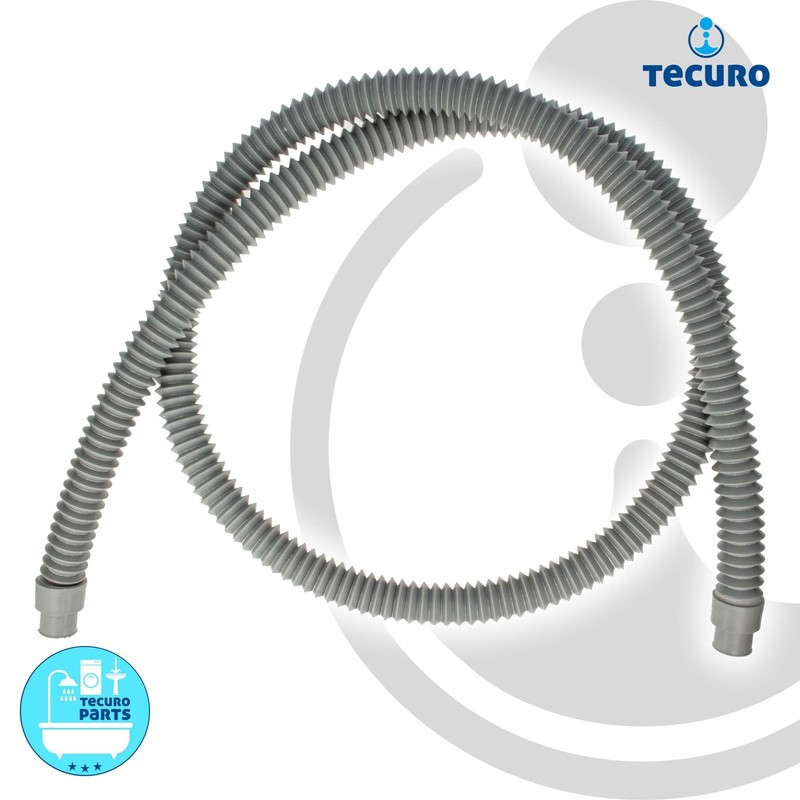 tecuro Washing Machines Dishwasher Drain Hose Extendible from 60-200 cm