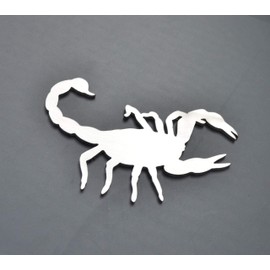 Scorpio Scorpion Zodiac Astrology Stainless Metal Car Truck Motorcycle Badge Emblem
