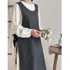 Nanxson Women's Cotton Linen Apron Cooking Apron Printed Kitchen Apron
