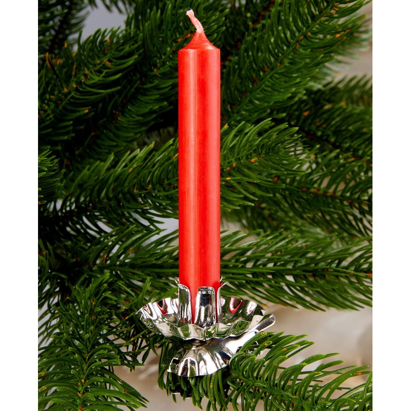 BRUBAKER 20 Pack Tree Candle Holders for Christmas Tree -