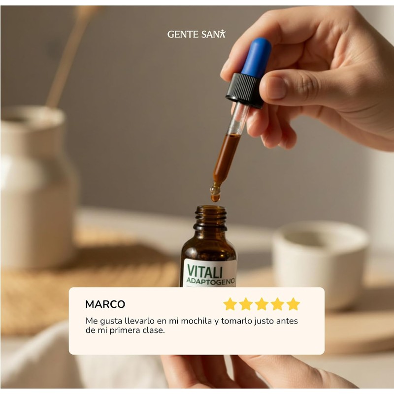 Vitali Adaptógenos Schisandra, Eleuthero, Cordyceps y NAD+