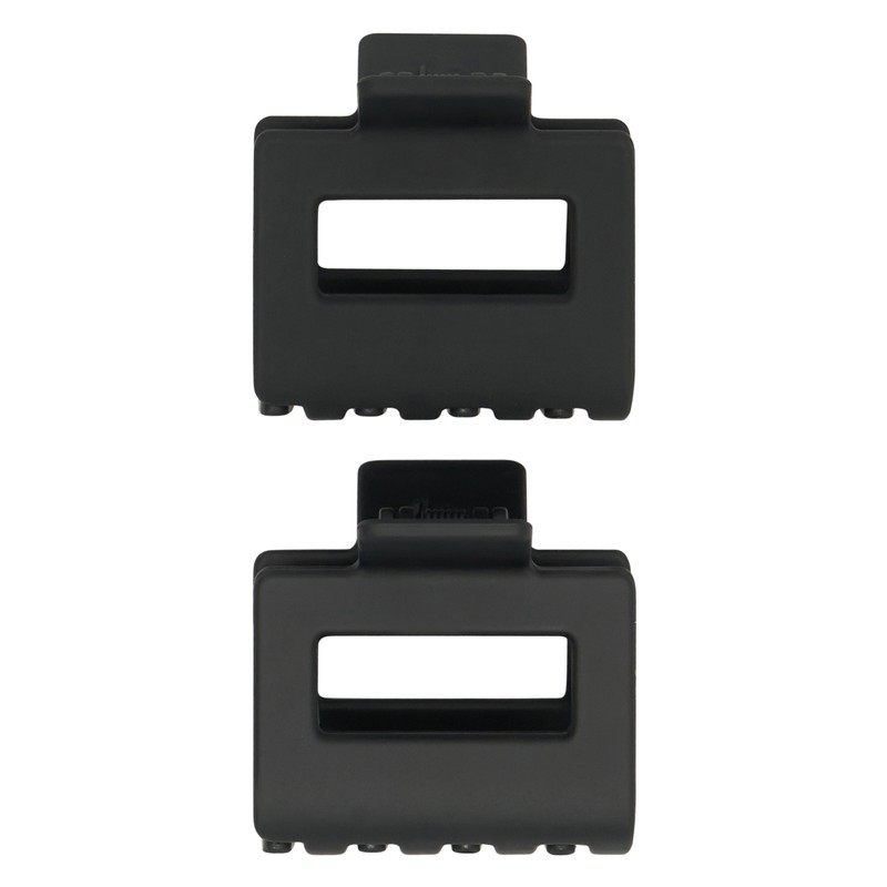 Oz Essentials Mini Claw Clip Duo - Black