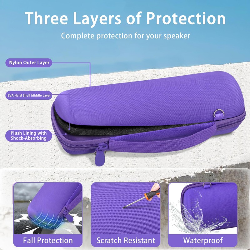 co2CREA Hard Case for JBL Flip 7 Flip 6 Flip