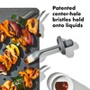 OXO Good Grips Glass Oil Bottle and Silicone Brush, 8