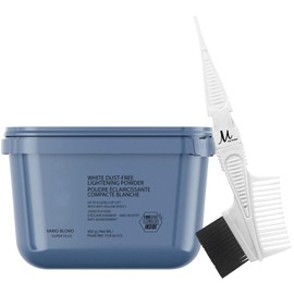 Igora Vario Blond Bleach Super Plus Power Hair Lightening Powder 450 grams and M Hair Designs Tint Brush Comb (Bundle)