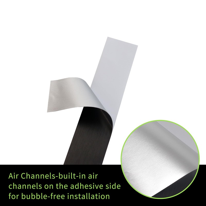 LZLRUN Free Tool Kit Black Satin Metallic Brushed Vinyl Tape