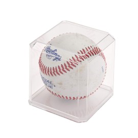 Pioneer Plastics Clear Acrylic Baseball Display Cases, 2.3125" x 2.3125" x 2.875"