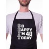 Print4U Apron Funny 40th Birthday Gift For Men & Ladies