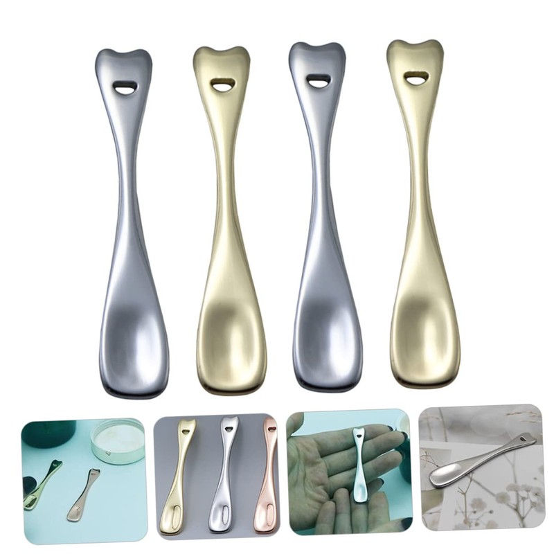 FRCOLOR 3sets Convenient Cosmetic Supplies Face Spoon Makeup Spatula Set