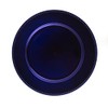 Richland Charger Plate Beaded Round 13" Royal Blue Set of