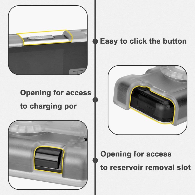 (Upgrade) iGuerburn tSlim X2 Pump Case with 360°Rotating Clip, Tandem