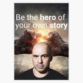 Magnet Joe Rogan, Quote Magnetic Vinyl Sticker 5"