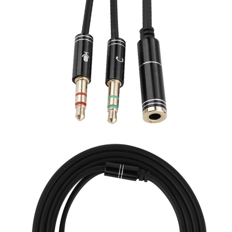 Diyeeni 3.5 mm Hembra a 3.5 mm Doble Macho Cable