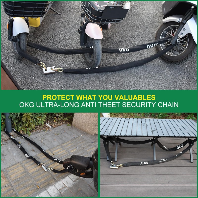 OKG Maximum Heavy Duty Security Chain - 10ft x 3/8"