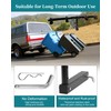 Trash Can Hauler for Double Can, Adjustable Trash Can Hitch,