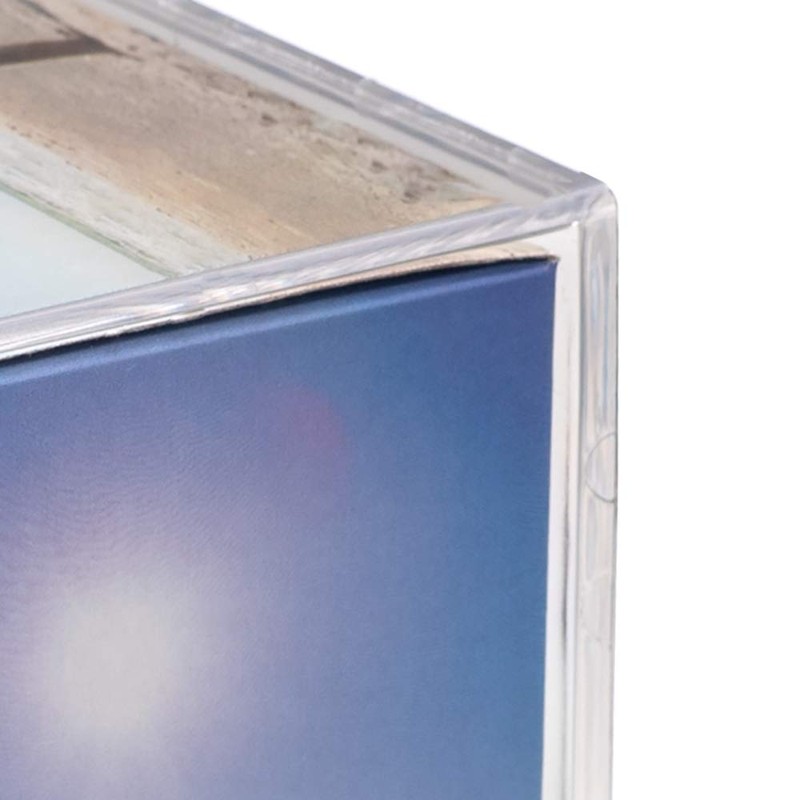 Malden International Designs Acrylic Photo Cube, Holds (6) 4” x