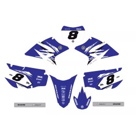 YAMAHA  TTR 230 Blue Factory Graphic Decal Sticker Kit  Fits 2005-2023 Thick MX