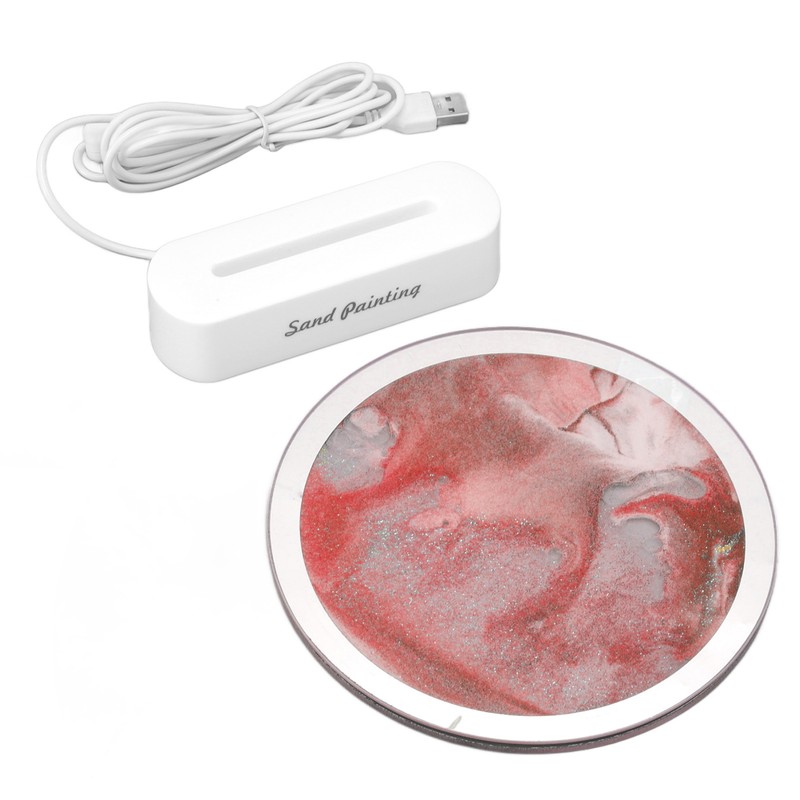 Quicksand Painting Light USB Plug in Eye Protection Art Decoration